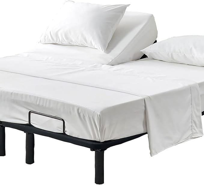 Kingnex Half Split Top King Sheets Set by Kingnex
