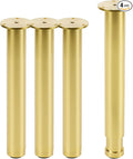 4 Pcs Gold Adjustable Sofa Legs Metal Modern Furniture Legs by UTALIND
