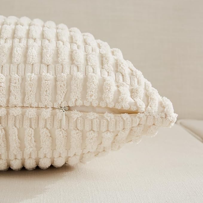 Fancy Homi 4 Packs Decorative Throw Pillow Covers - Image 4