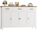 HORSTORS 55" Buffet Cabinet, Modern Farmhouse Sideboard Buffet by HORSTORS