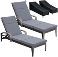 Patelai 2 Set Outdoor Chaise Lounge Cushions by Patelai