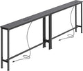 SUPERJARE 78.8 Inch Narrow Console Table by SUPERJARE