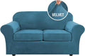 H.VERSAILTEX Real Velvet Plush 3 Piece Stretch Sofa Covers Couch Covers by HVERSAILTEX