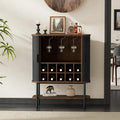 FiveWillowise Black Coffee Bar Cabinet by FiveWillowise
