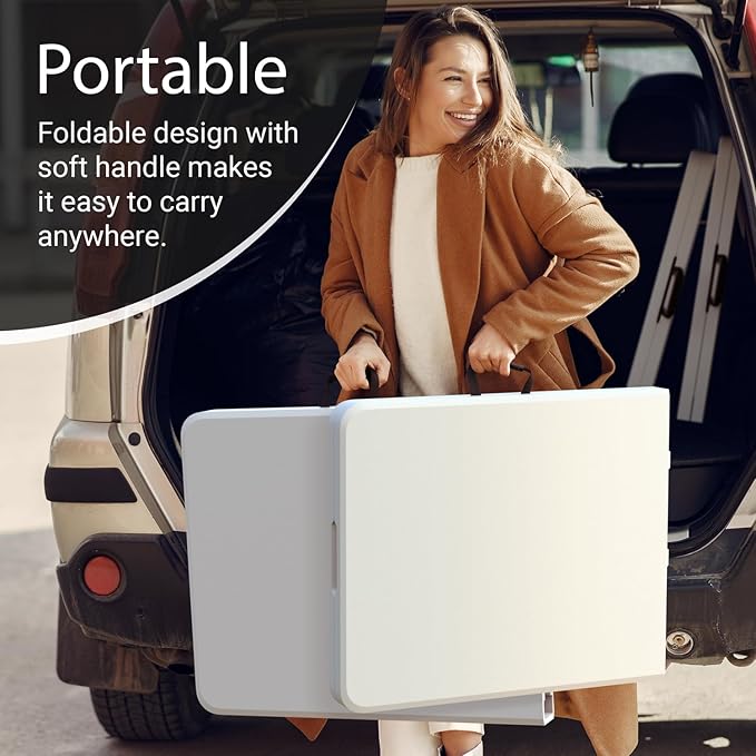 2 Pack of 6 Feet Foldable Table - Image 6