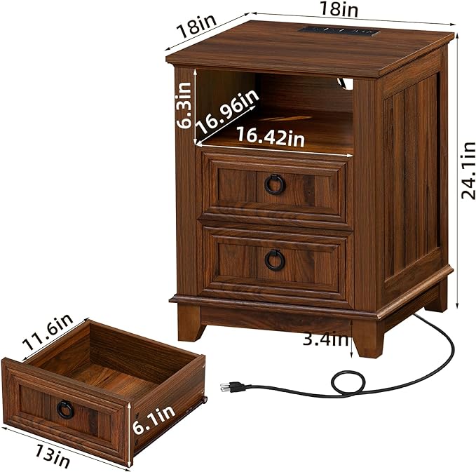 Farmhouse Coffee Table Set of 3, Furniture Set - Image 3