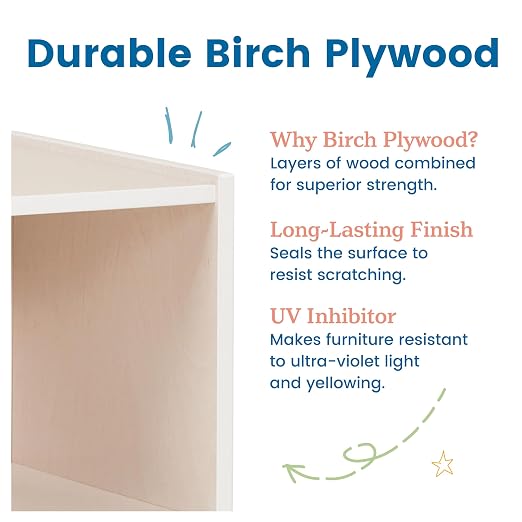 ECR4Kids Single-Sided Book Storage and Display, Montessori Furniture - Image 7