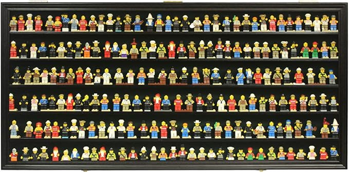 DisplayGifts Toy Minifigures Miniatures Display Case Frame Wall Cabinet Stand - Image 2