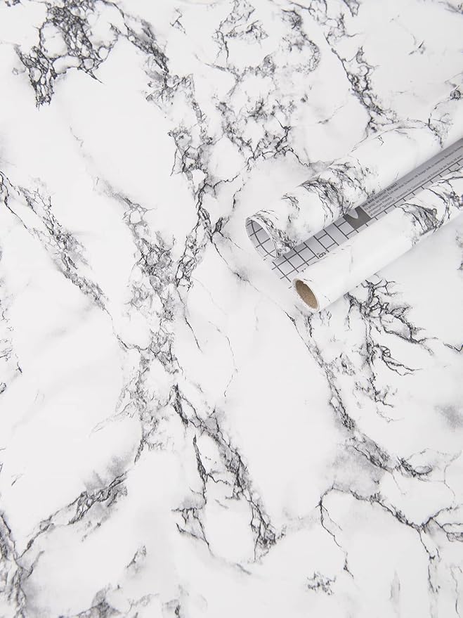 Art3d 15.8" x 120" Wall Panel Marble by Art3d