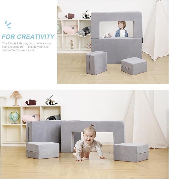 Elftopia Modular Kids Sofa, Toddler Couch Foam Armchair - Image 5