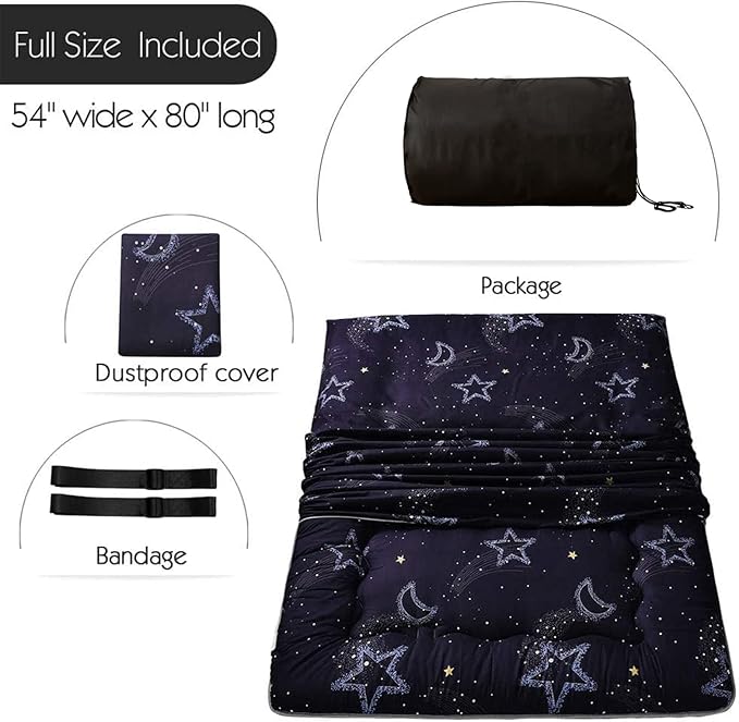 MAXYOYO Japanese Futon Mattress Floor Mattress Sleeping Pad Foldable Mat Roll - Image 3