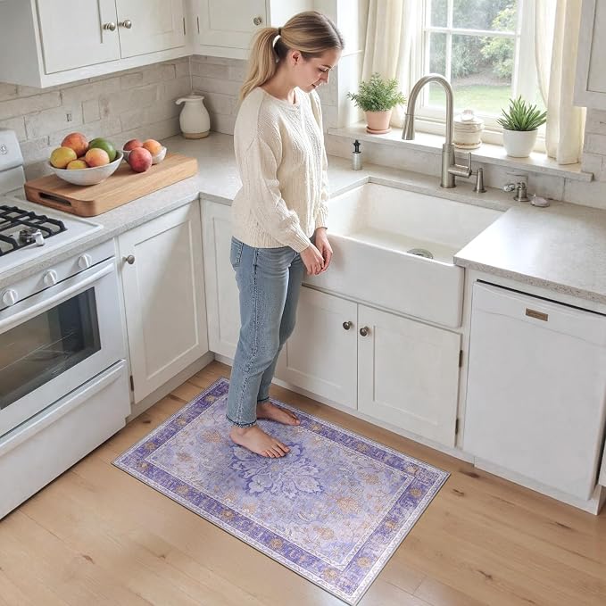 RELEANY Area Rugs 2'x3' Kitchen Rugs Entry Rug Small Rugs - Image 2