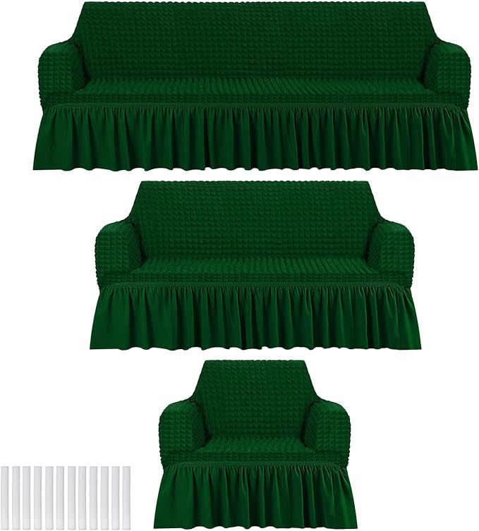 Fanfanwin 3 Pcs Sofa Slipcover Set by Fanfanwin