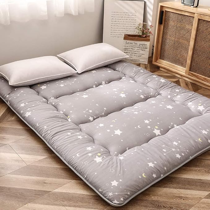MAXYOYO Grey Constellation Japanese Floor Futon Mattress, Tatami Floor Mat by MAXYOYO
