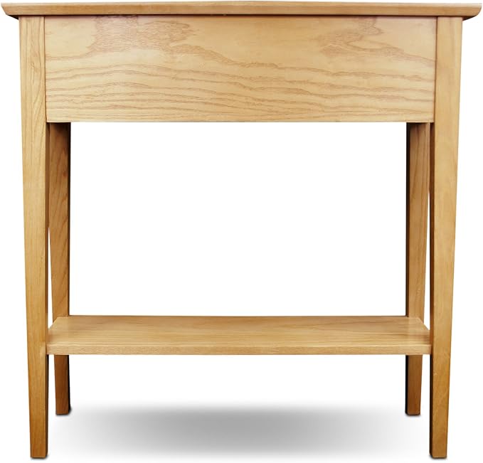 Leick Home Mission Console Table, Solid Wood, 2 Drawers, Bottom Display Shelf - Image 3