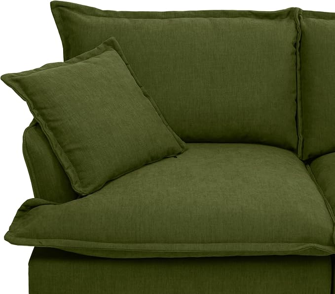 5 Seat V Shape Modular Sectional Couch Sofa - Image 8