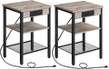 HOOBRO Side Tables Set of 2 by HOOBRO