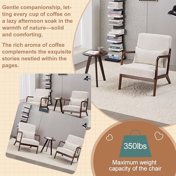 Mid-Century Modern Accent Chair - Image 4