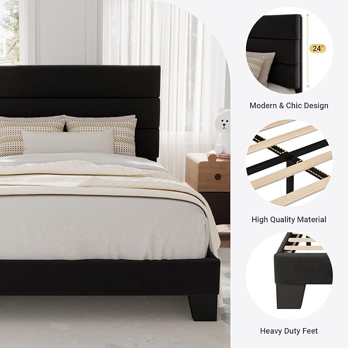 Allewie Twin Size Platform Bed Frame - Image 6