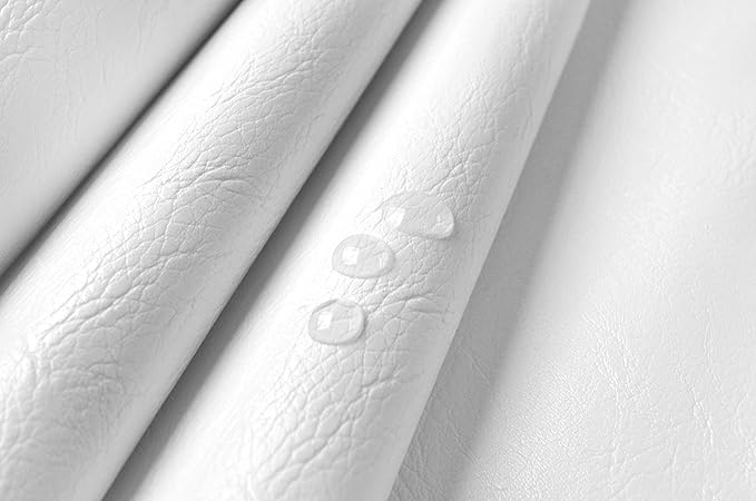 Wento Thick 2 Yard Faux Leather Fabric Soft Skin Grain PU Leather Fabric - Image 6