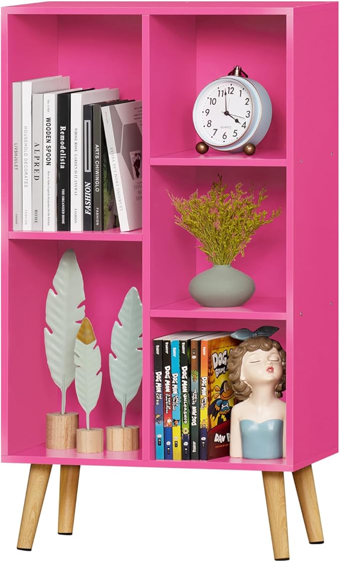 LEYAOYAO 5 Cube Bookshelf, 3-Tier Bookcase by LEYAOYAO-Findtheshiningpointofyourideallife%EF%BC%81
