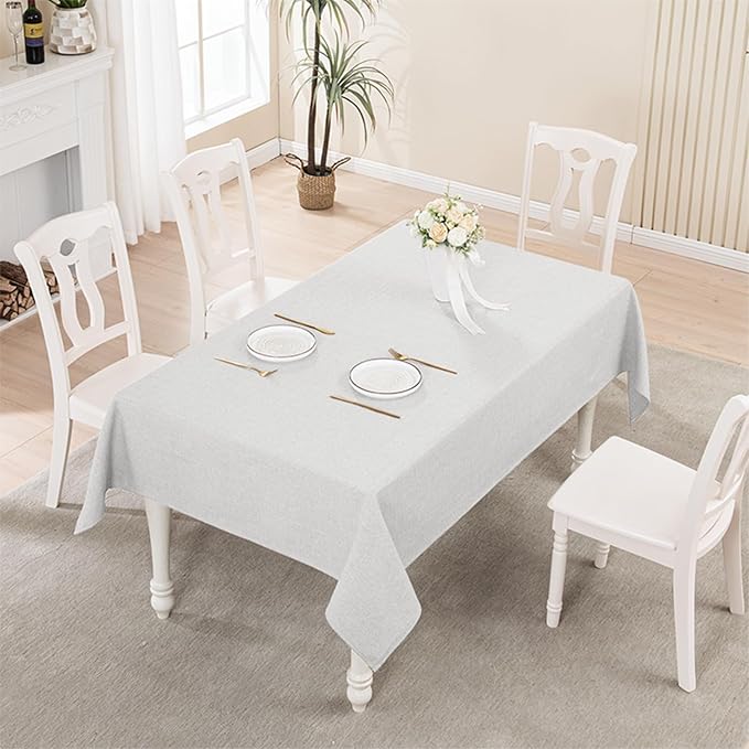 BALCONY & FALCON Rectangle Tablecloth 47" x 63" Washable Wrinkle Resistant and - Image 5