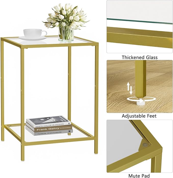 HOMSHO Side Tables Set of 2, End Table - Image 5