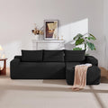 96 Inch Cloud Sectional Couch, Modern Modular Sectional Sofa by HANXIN