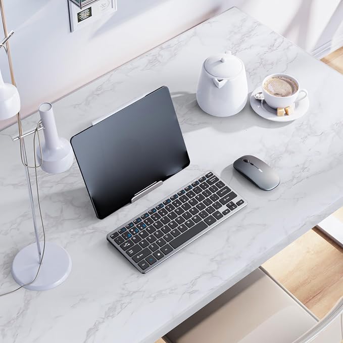 practicalWs White/Grey Marble Contact Paper 17.7" x 196.8", Marble Wallpaper - Image 7