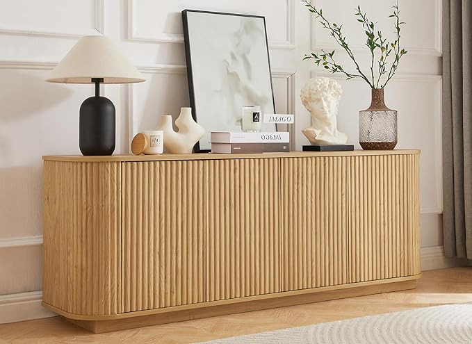 LKTART 64" Sideboard Buffet Cabinet by LKTART