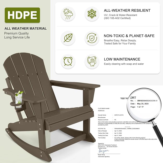 Plastic Adirondack Chair - Image 4