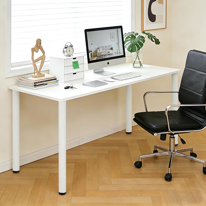 QLLY 29.5 inch / 75cm Adjustable Metal Desk Legs, Heavy Duty Furniture Table - Image 8