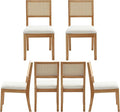 Westice Rattan Dining Chairs Set of 6, Farmhouse Natural Dining Room Chairs by ChairsforHomeLivingRoom