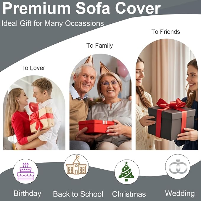 VClife Bohemian Sofa Covers, Non Slip Couch Protector - Image 8