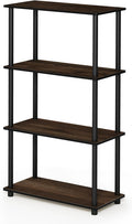 Furinno Turn-N-Tube 4-Tier Multipurpose Shelf Display Rack, Round Tubes by Furinno-FitsYourSpaceFitsYourBudget