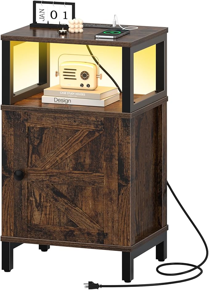 Yoobure Farmhouse NightStand by Yoobure