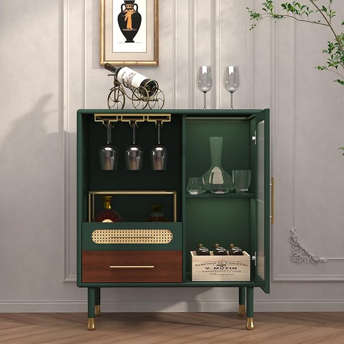 ARTPOWER Modern Coffee Bar Cabinet - Image 3