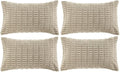 Fancy Homi 4 Packs Decorative Throw Pillow Covers by Fancy+Homi