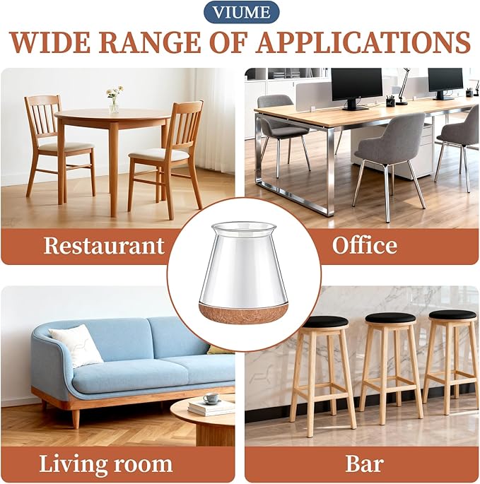 24 Pcs Chair Leg Floor Protectors - Image 6