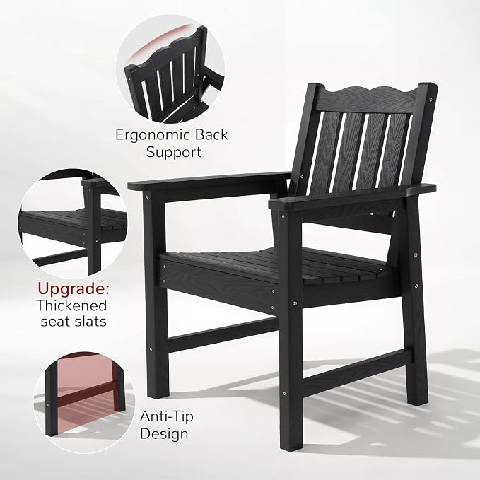 Stoog All-Weather Outdoor Chairs, Patio Dining Chair - Image 10