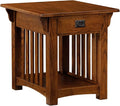 Leick Home Mission End Table, Solid Wood Construction, 1 Storage Drawer by LeickFurniture