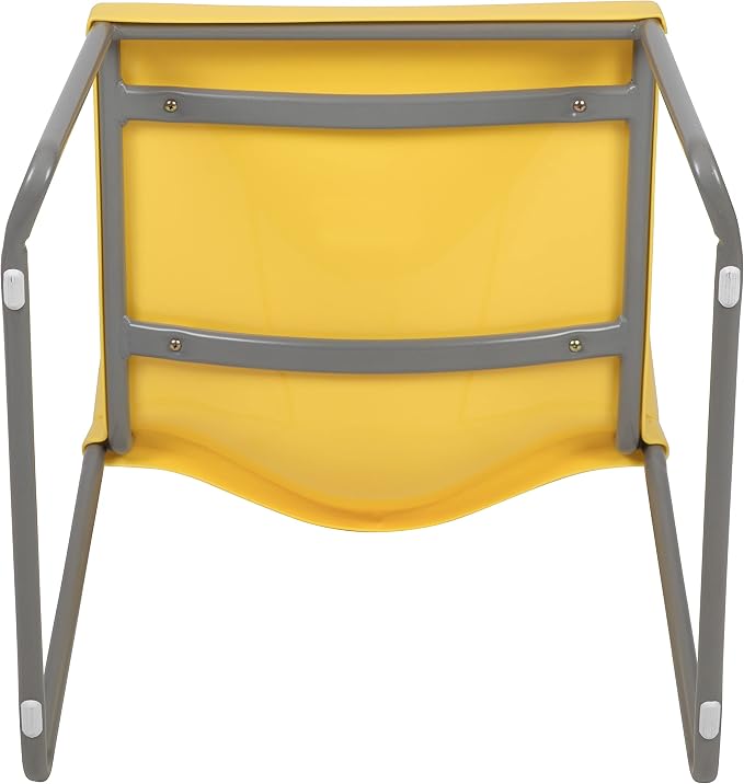 Flash Furniture HERCULES Series 5 Pack 880 lb. Capacity Yellow Full Back - Image 12