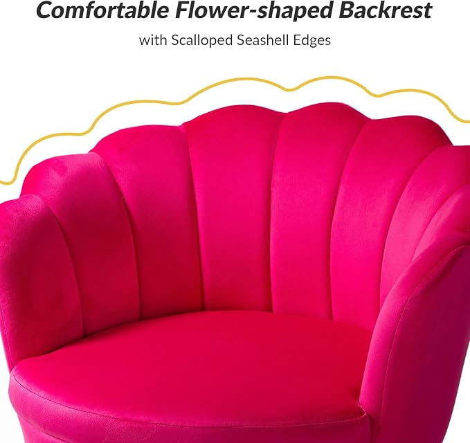 HULALA HOME Modern Velvet Accent Chairs Set of 2 - Image 5