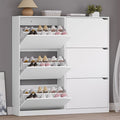 BORNOON Shoe Cabinet with 6 Flip Drawers, Slim Narrow Shoe Storage Cabinet by BORNOON