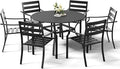 HOMREST 7 Piece Outdoor Patio Dining Set by HOMREST