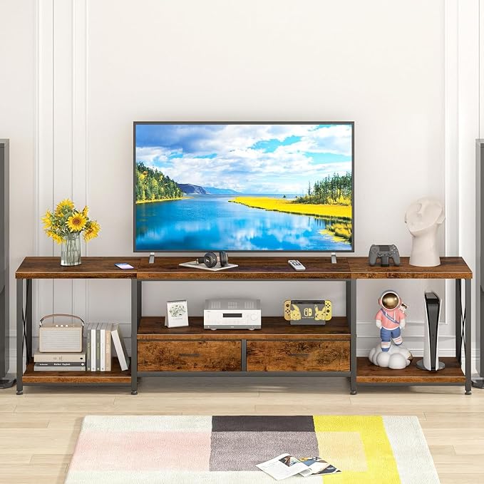 GYIIYUO TV Stand with Fabric Drawer - Image 7