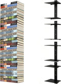 Invisible Floating Bookshelves 6 Tier, Heavy Duty Metal Book Organizer by liberty