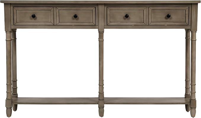 Merax Retro Console Table Sofa Table - Image 5