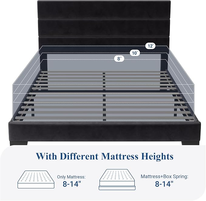 Allewie Full Size Platform Bed Frame - Image 7