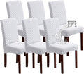 Genina Waterproof Chair Covers for Dining Room, Stretch Jacquard Dining Chair by Genina